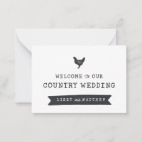 Welcome to our Country Wedding Modern Rustic