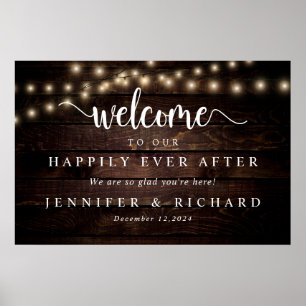 Welcome to our Happily Ever After Poster