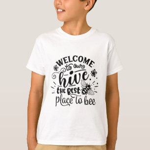 Welcome To Our Hive Funny Bee Spring Summer Easter T-Shirt