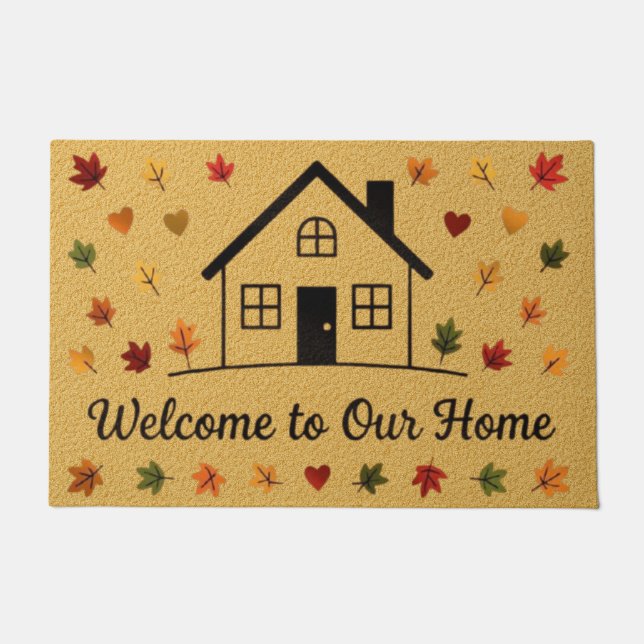 Welcome to Our Home Doormat (Front)