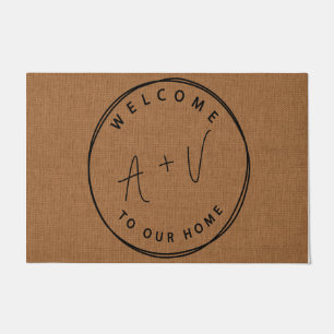 Welcome To Our Home Mat, Couples Gifts  Doormat