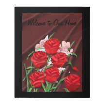 Welcome to Our Home Metal Art