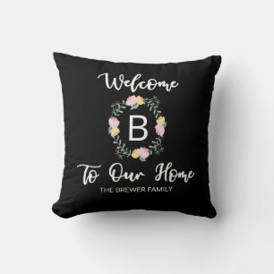 Welcome To Our Home Throw Pillow