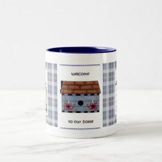 Welcome to Our Home Two-Tone Coffee Mug