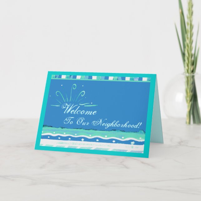 Welcome To Our Neighbourhood! Card (Front)