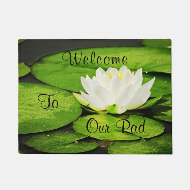 Welcome to our pad doormat (Front)