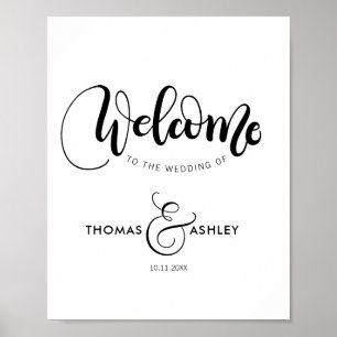 Welcome to our wedding - Personalized sign