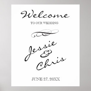 Welcome to our Wedding sign