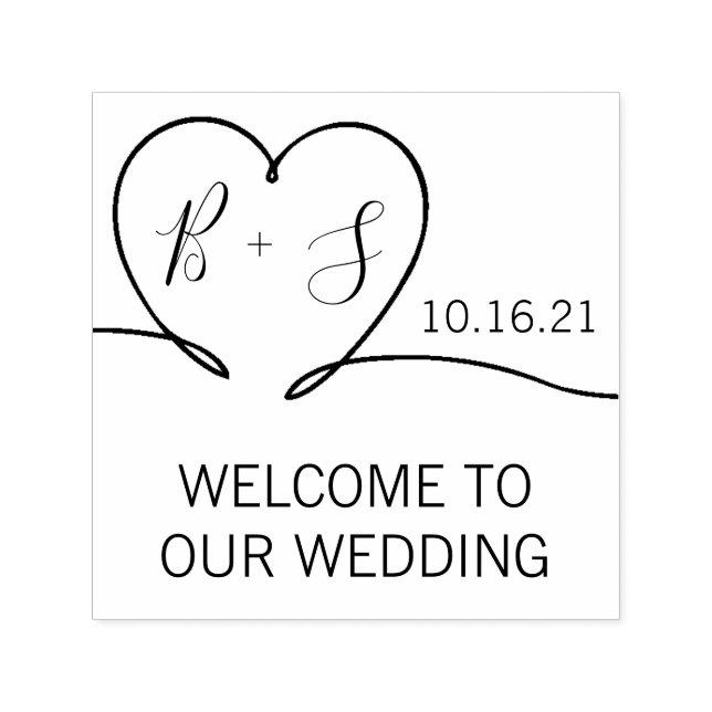 Welcome to our Wedding Stamp (Design)