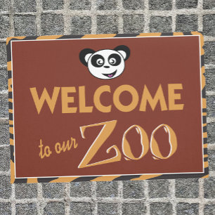 Welcome to our Zoo funny Doormat