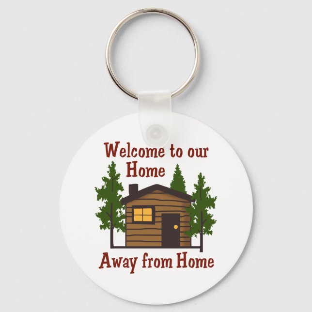 Welcome To Out Home Away From Home Keychain (Front)