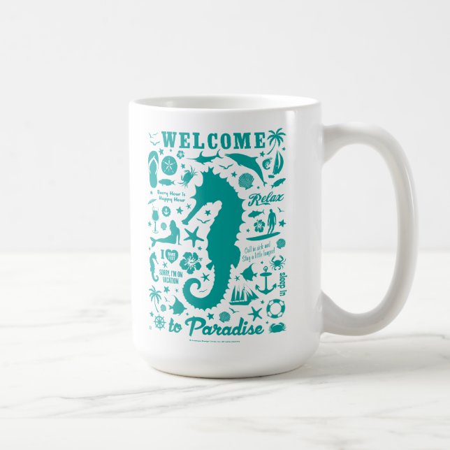 Welcome to Paradise Coffee Mug (Right)