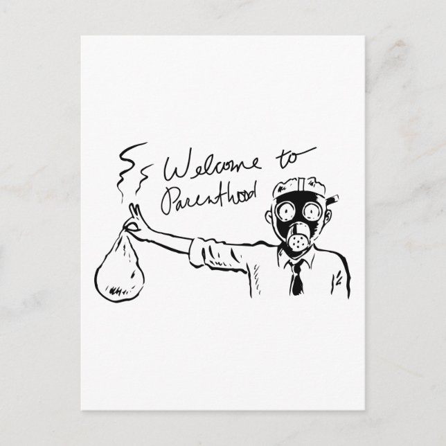 Welcome to Parenthood Postcard (Front)