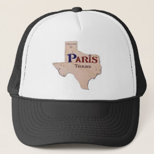 Welcome to Paris, Texas Trucker Hat
