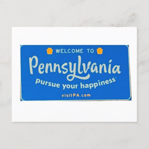 Welcome to Pennsylvania Notebook Postcard