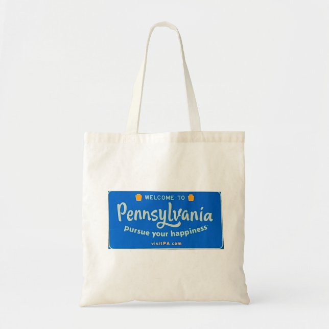 Welcome to Pennsylvania Tote Bag (Front)