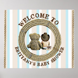 Welcome to Personalized Baby Shower Poster Banner