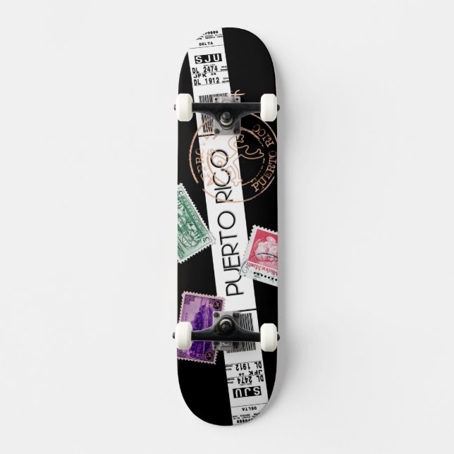 Welcome to Puerto Rico Skateboard (Front)