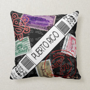Welcome to Puerto Rico Throw Pillow
