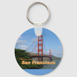 Welcome to San Francisco - Golden Gate Bridge Keychain