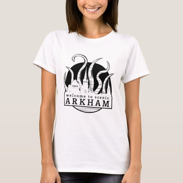 Welcome to Scenic Arkham T-Shirt (Front)