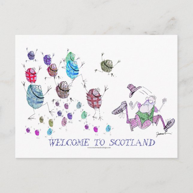 welcome to scotland postcard (Front)