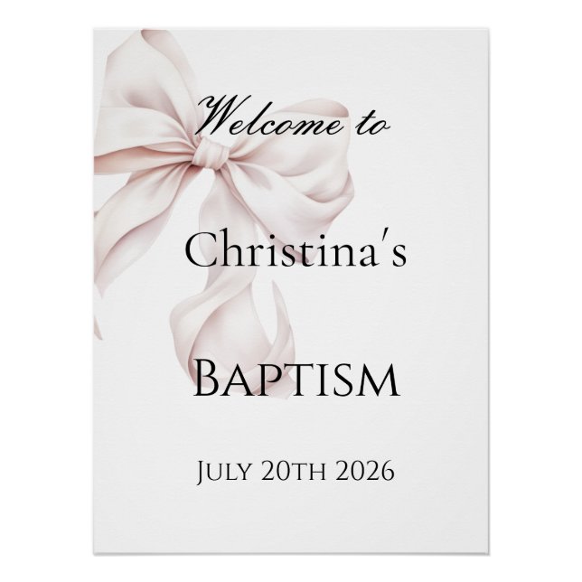 Welcome to sign (Front)