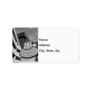 Welcome To Springfield Grayscale Label