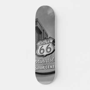 Welcome To Springfield Grayscale Skateboard