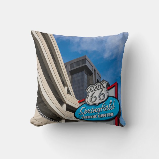 Welcome To Springfield MO Throw Pillow (Front)