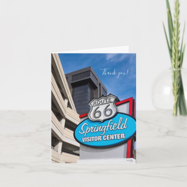 Welcome To Springfield Thank You Card (Front)