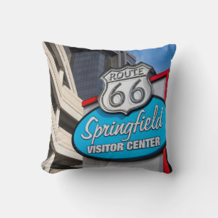 Welcome To Springfield Throw Pillow