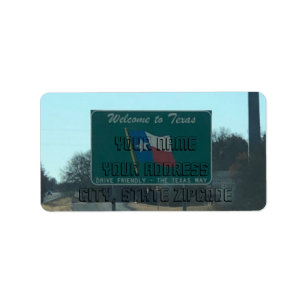 Welcome to Texas Address labels