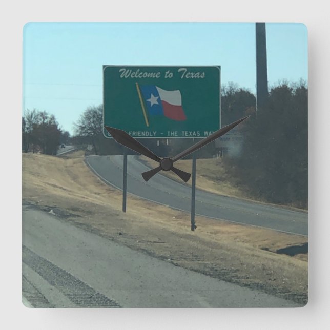 Welcome to Texas Clock (Front)
