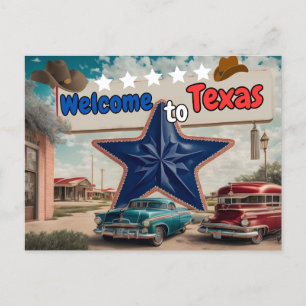 Welcome to Texas, Postcard for Postcrossing