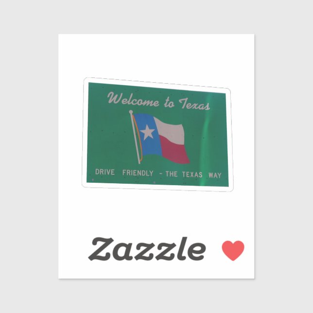 Welcome to Texas Sticker (Sheet)