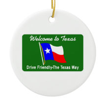Welcome to Texas - USA Road Sign