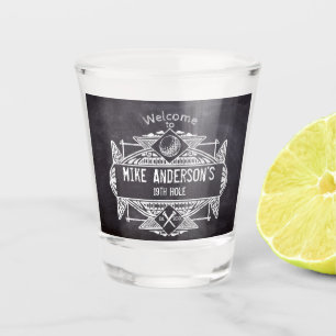 Welcome to the 19th Hole Shot Glass