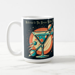 Welcome To The Atomic Martini Club Space Age Coffee Mug