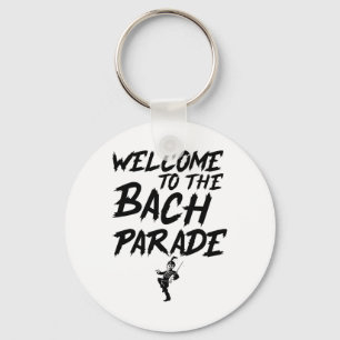 Welcome To The Bach Parade Bride Squad Gothic Bach Keychain