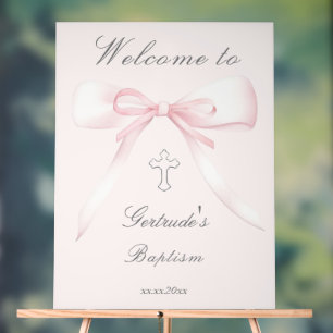 welcome to the Baptism Acrylic Sign