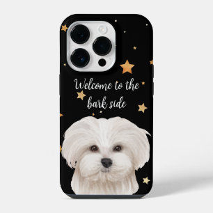 Welcome to the Bark Side Funny Dog Maltipoo silly  iPhone 14 Pro Case