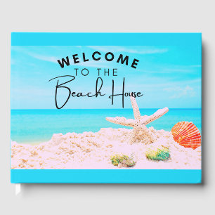 Welcome To The Beach House, Vacation Holiday  Guest Book