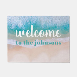 Welcome to the Beach Photo Doormat