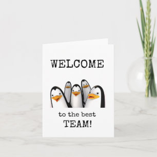 Welcome to the Best Team, New Employee, Students Card