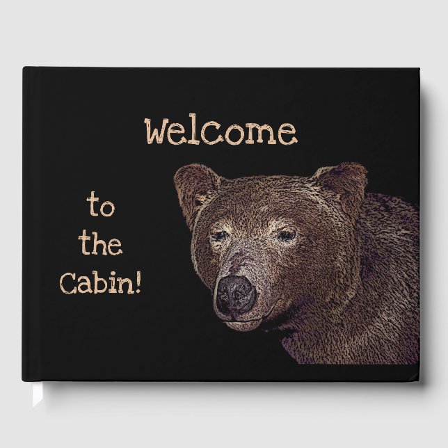 Welcome to the Cabin, Big Bear Guest Book (Front)