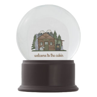 Welcome to the Cabin in the Woods Snow Globe