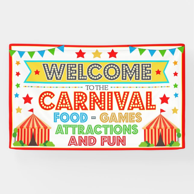 Welcome to the Carnival Banner (Horizontal)