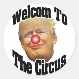 Welcome to the Circus Classic Round Sticker