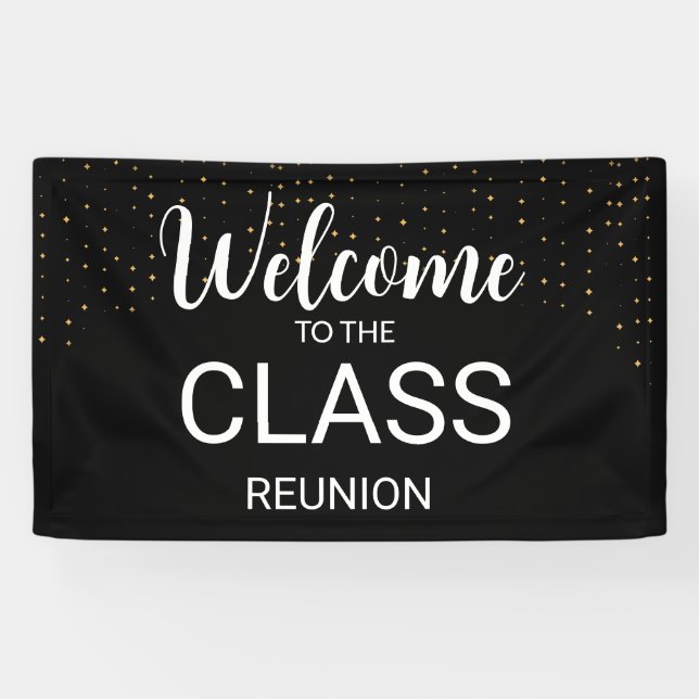 welcome to the class reunion banner (Horizontal)